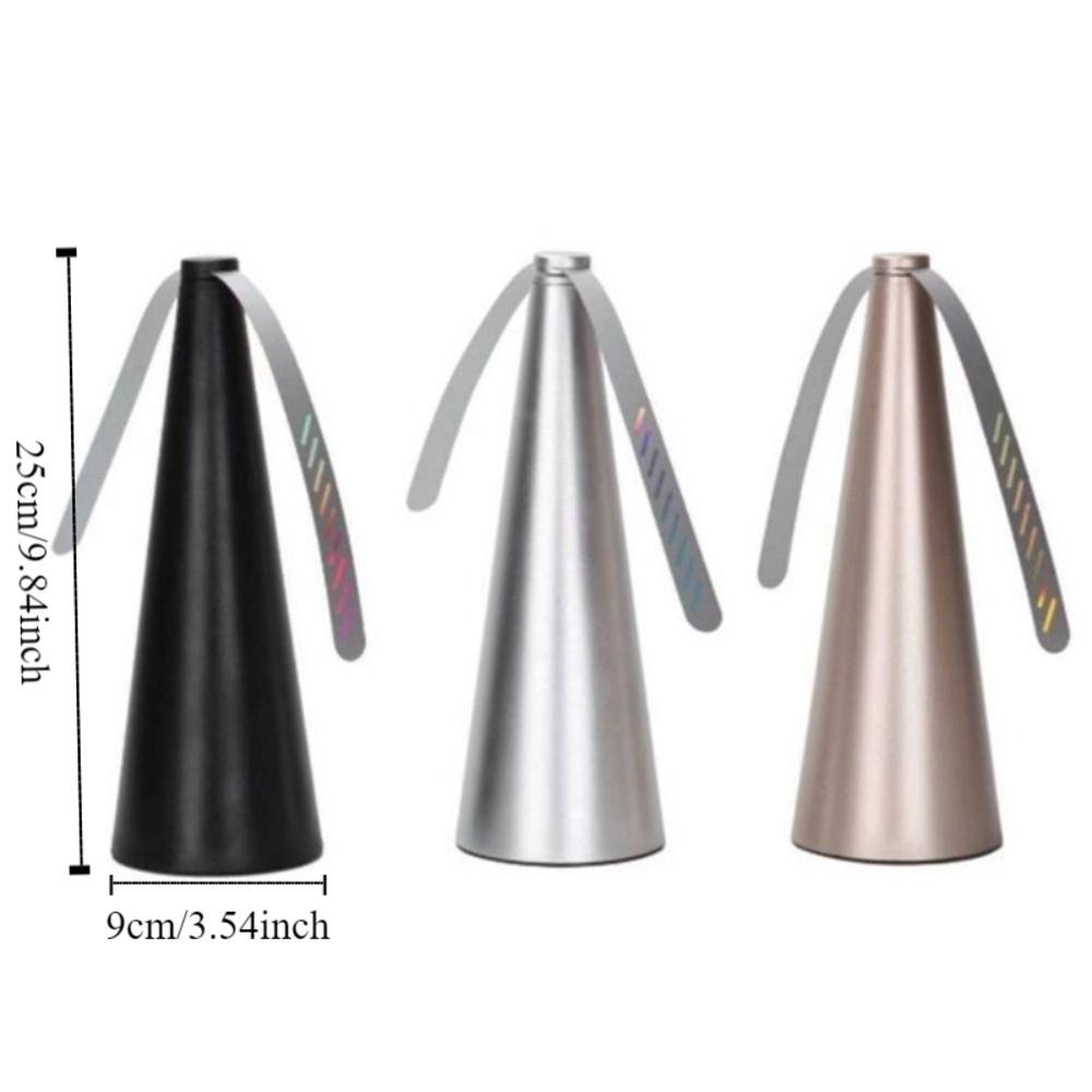 Fan-type Electric Flycatcher 360° Rotation Food Protector Automatic Fly Trap  Camping Party
