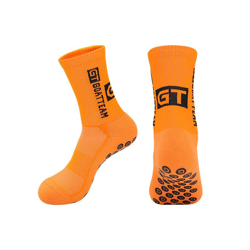 Herbst Trainings Fußballsocken Herren Handtuchsohle Sportsocken Spender Nicht-Rutsch-Socken Atmungsaktiv Schweißabsorbierend Mittellange Socken