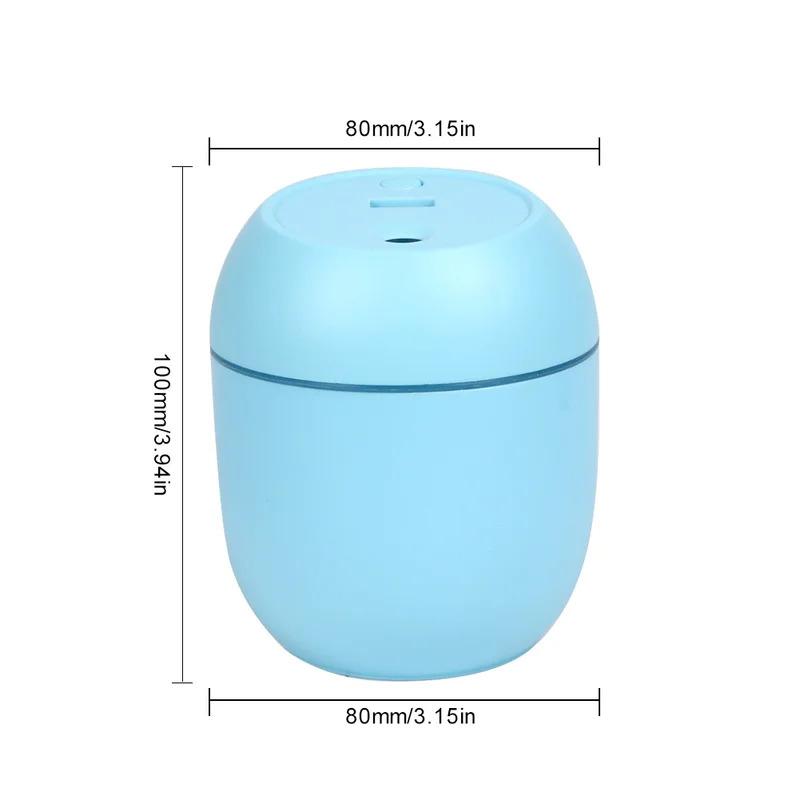 USB Mini Air Humidifier Aroma Essential Oil Diffuser For Home Car Ultrasonic Mute Mist Maker Diffuser with LED Color Lamp