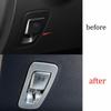 ABS Silver Brake Handle Handbrake Cover Trim Fit For Benz C-Class W205 2015-2021