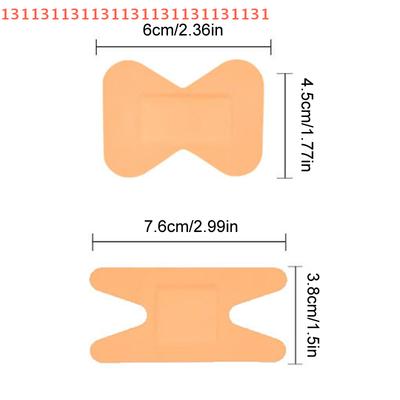 20 Stück/Box Antibakterieller Wundverband Erste Hilfe Schutzpflaster H Schmetterlingsförmige Medizinische Fingerspitzen-Pflaster