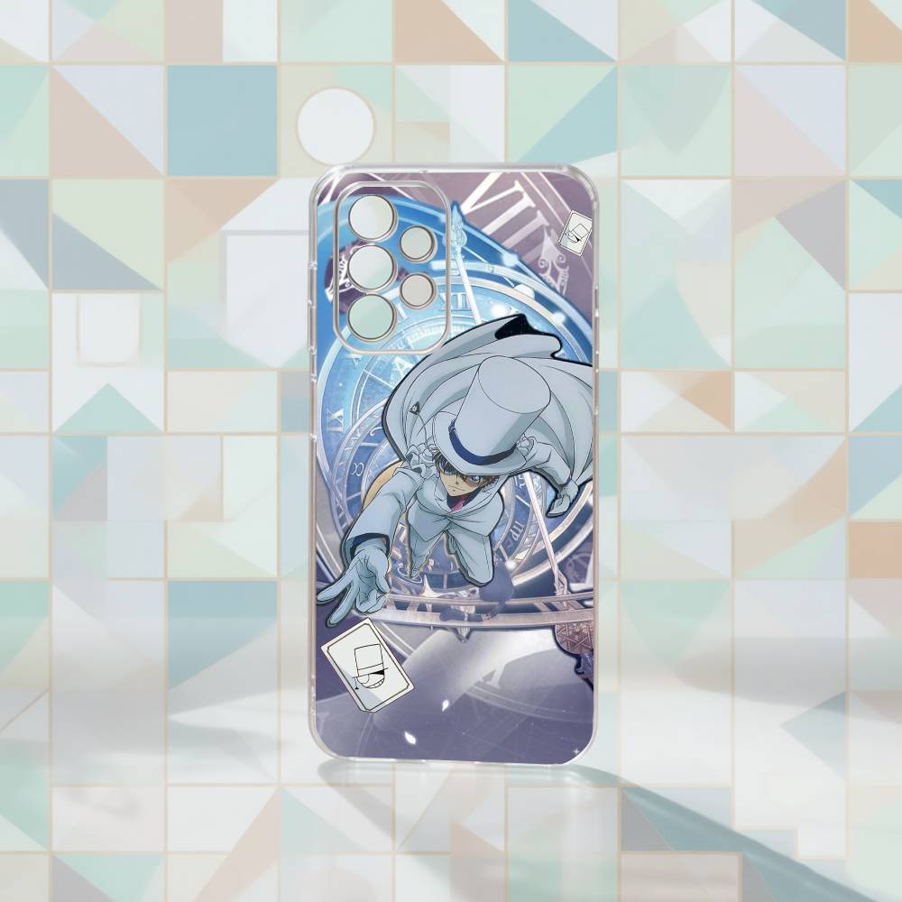 Kaito Kuroba Phone Case Transparent Silicone Soft For Samsung S25,S24,S21,S22,S23,S30,Ultra,S20,Plus,Fe
