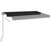 Exclusive House - Automatic Retractable Awning 400x350 Cm Anthracite