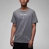 Jordan Alphabet Logo Print Round Neck Short Sleeve T-Shirt Men Tops Cool-Grey FN3716-065