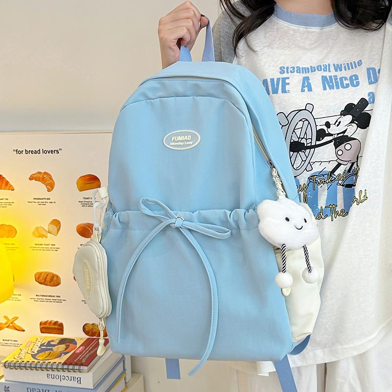 Süßer und frischer Schulrucksack für Mädchen, geeignet für Mittelstufen-, Oberstufen- und College-Studenten, Reiserucksack