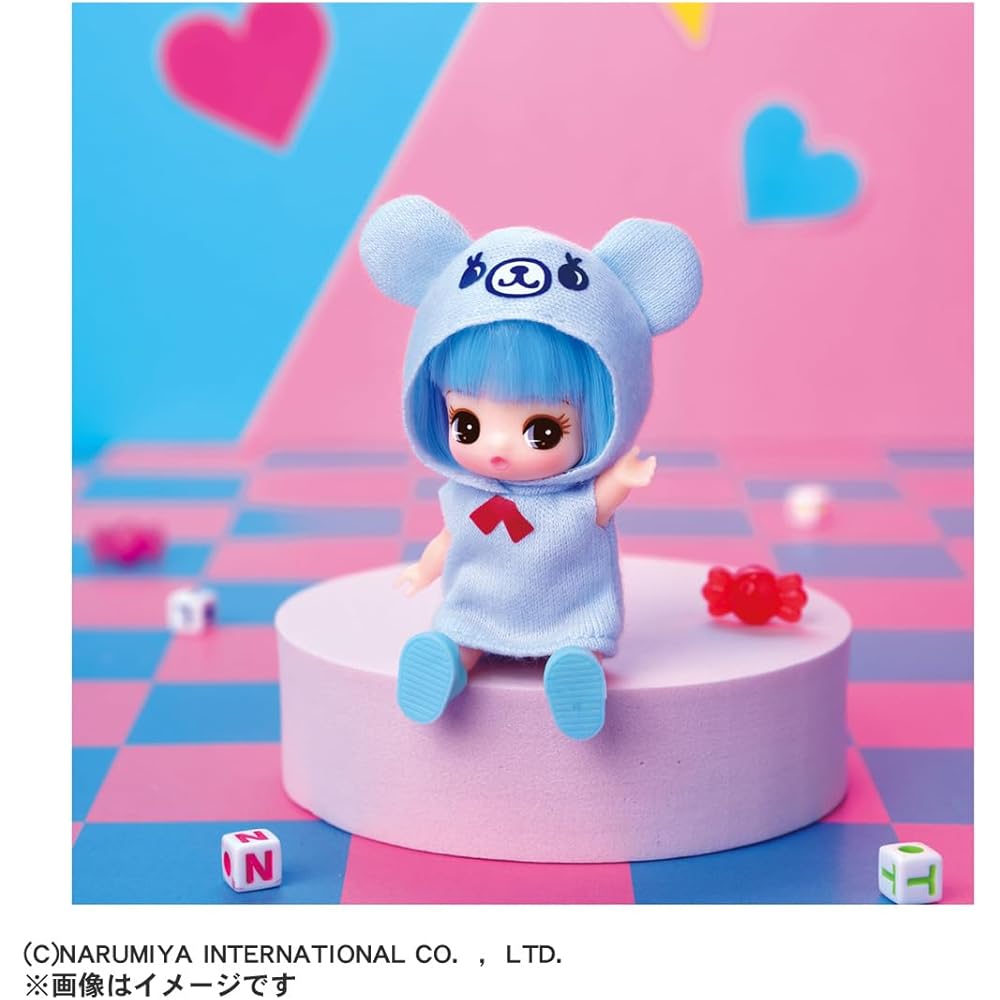 Takara Tomy Licca-chan Doll Petit Licca-chan Dress-Up Toy NaruNaru Characters Collection for Ages 3 and Up