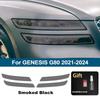 TPU Car Headlight Protection Film For GENESIS G8 E-G80 Smoke Black High-Gloss Pre-Cut PPF Anti-Scratch Car Vinyl Wrapping Kit
