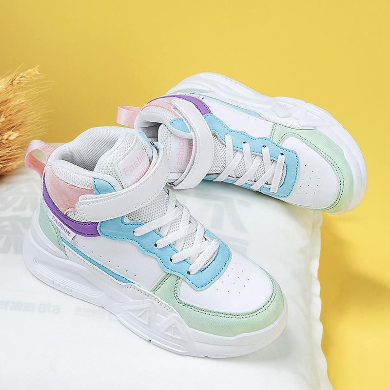 

Универсальные туфли на плоской подошве, супер огненные трендовые женские кроссовки хайтопы в стиле Харадзюку, новая обувь хайтопы для женщин, отличная цена 34