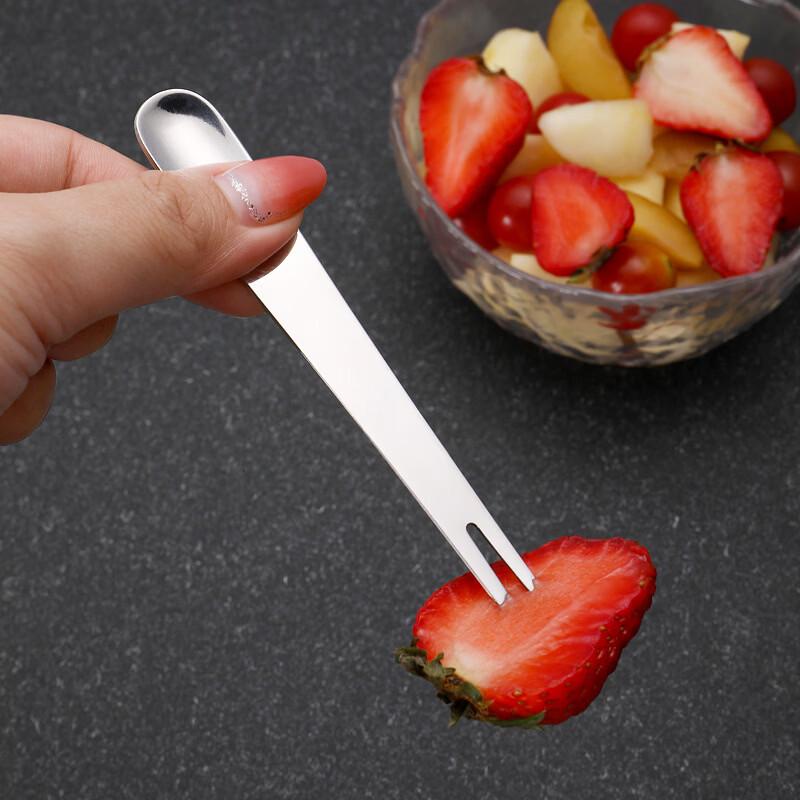 Ru Han Stainless Steel Fruit Spork Set