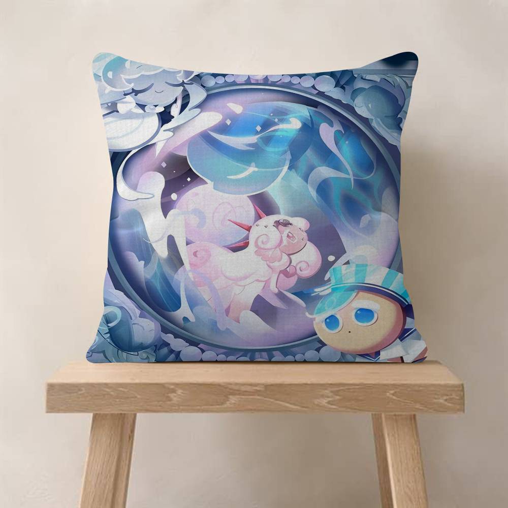 CCookie RRun KKingdom Cushion Cover x Polyester Sofa Cushions Decorative Throw Pillows Home Decoration Pillowcover