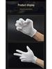Pure Cotton Wear-Resistant Disposable White Gloves for Work and Etiquette