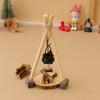 Doll House Simulation Mini Match Miniature Ceiling Furnace Model Ornaments Outdoor Scene Diy Handmade Decoration Accessories