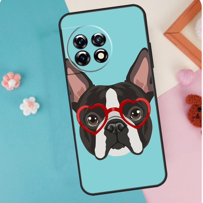 Boston Terrier Dog For OnePlus 15 13 12 11 15R 13R 12R 10R 10T 13T Case For OnePlus Nord 5 CE 2 3 4 Lite N20 N30