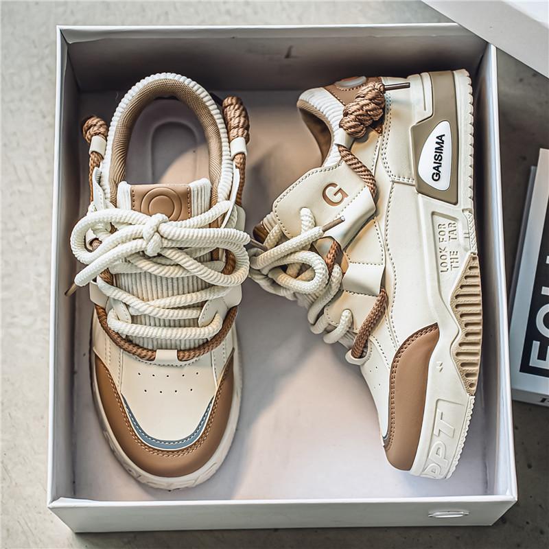 Scarpe da ginnastica comode, traspiranti, alla moda, per studenti e ragazzi, casual, quattro stagioni, da uomo, con suola morbida.