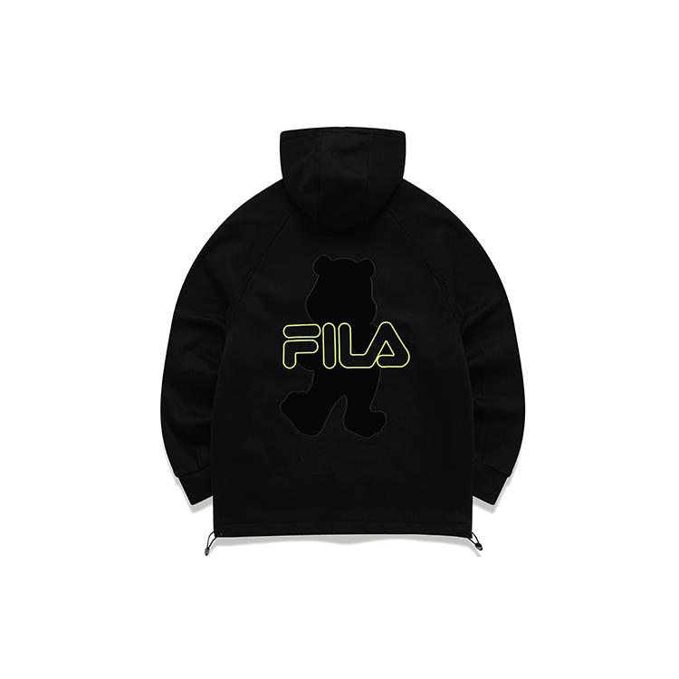 New FILA Jackets Women's Jet Black F51W148599FBK