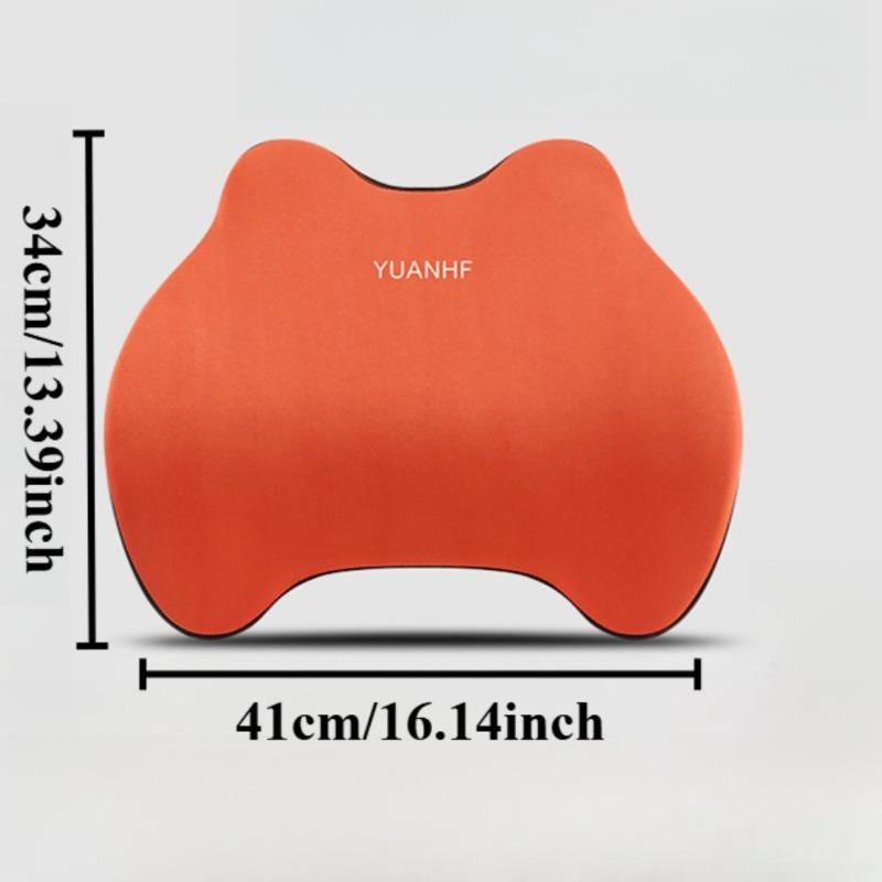 Compressible car headrests and lumbar support kits, memory foam breathable cushions and neck pillows