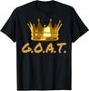 NEW LIMITED Funny Crown Greatest of All Time GOAT T-Shirt