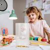 Transparent Piggy Bank Desktop Saving Pot Clear Money Kid Room Decoration Cylindrical Child