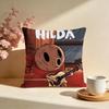 Popular HHildaful Cushion Cover Stylish Washable Pillow Cover Ideal for Couch Bedroom Car Decoration