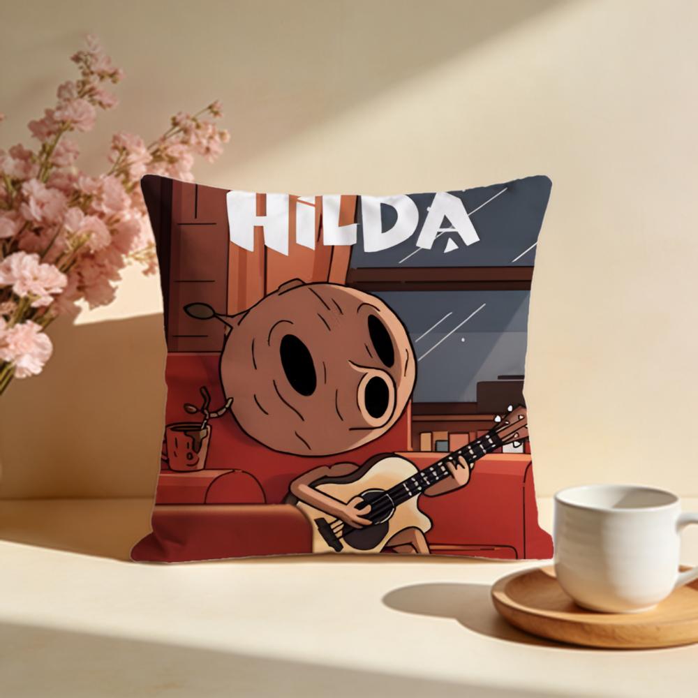 Popular HHildaful Cushion Cover Stylish Washable Pillow Cover Ideal for Couch Bedroom Car Decoration