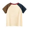 27Kids Children's Clothing Boys' Short-Sleeved T-Shirt Summer Kidsren's Half-Sleeved Raglan Sleeve Top Boy's Bear Pure Cotton Clothes