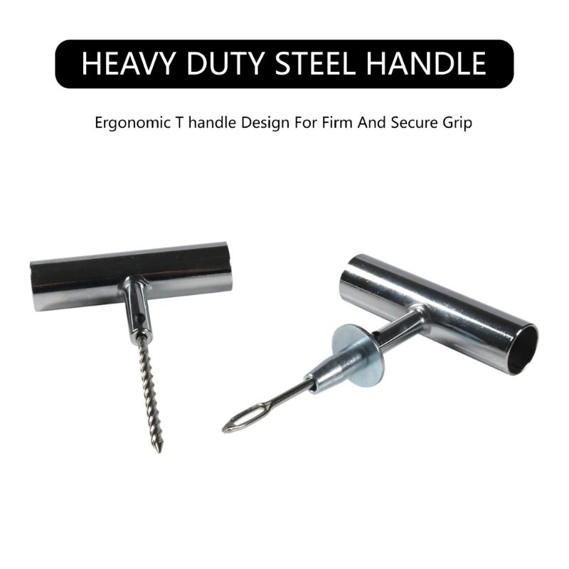 Car Tire Repair Kit Puncture Plug Tool Tyre Puncture Universally for Tire Strips Stirring Glues Repair Tool Kit