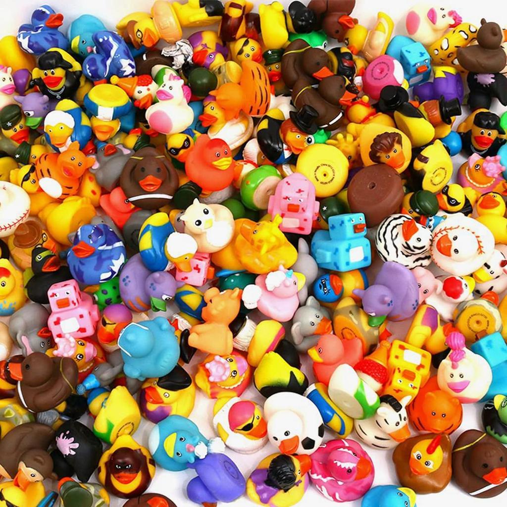 20/40 Rubber Duck For Jeeps Car Duck Bath Toy Assortment Bulk Floater Duck For Kids Baby Showers Accessories Party Favors