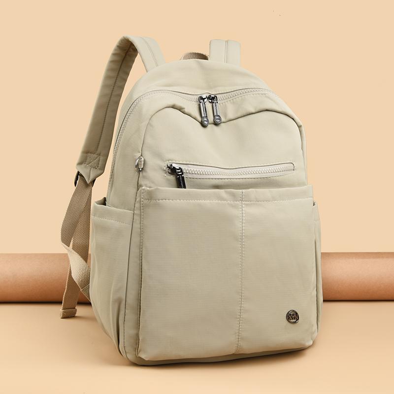 Damen Rucksack Student Große Kapazität Schultasche Leichter Nylon Reiserucksack