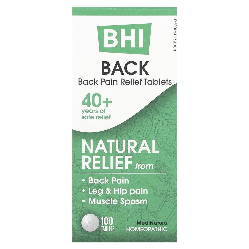 Bhi, Back Pain Relief Table, 100 Tablets