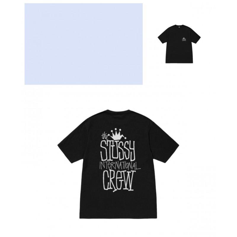 Mens Loose Fit Cotton Blend Short Sleeve T-Shirt With Cartoon Print Breathable Casual Tee Teens Adults