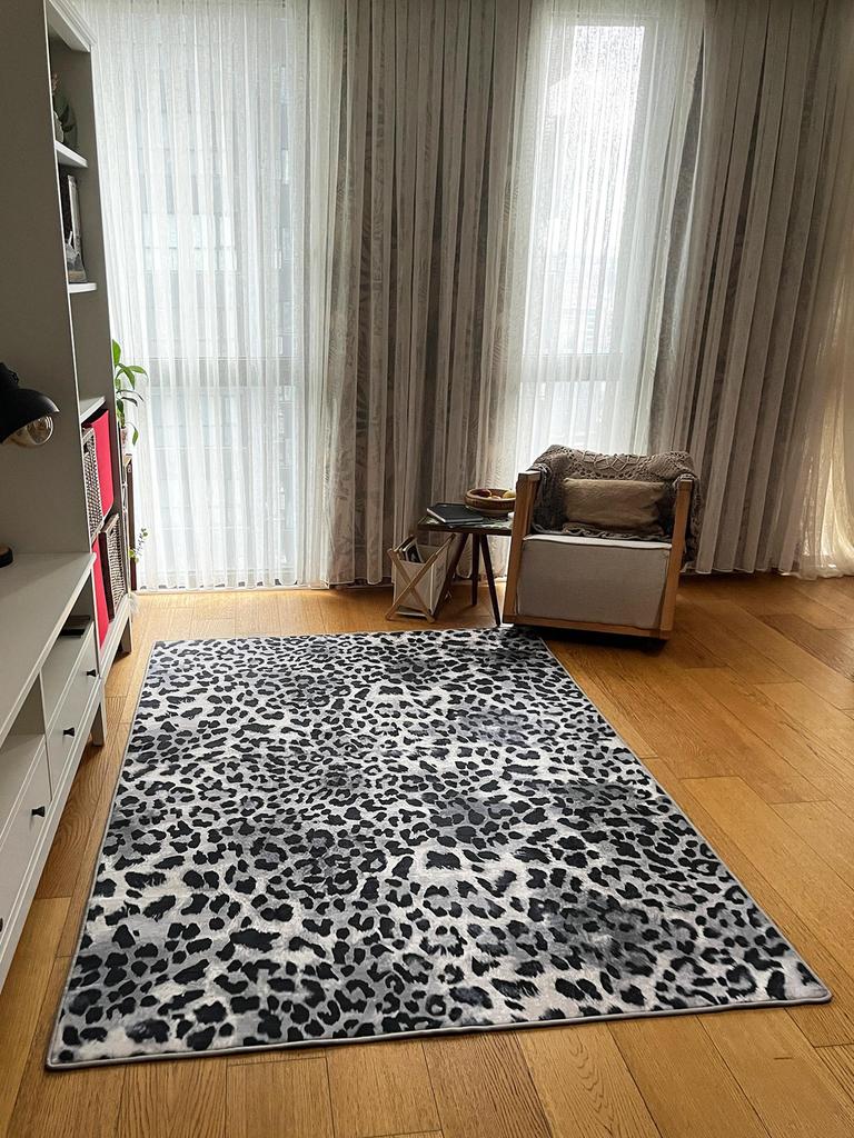 EPeddler Home Modern Leopard Model Imprimare digitală Lavabilă Anti-alunecare Bază din piele Noua generație Sufragerie, Intrare, Dormitor Covor