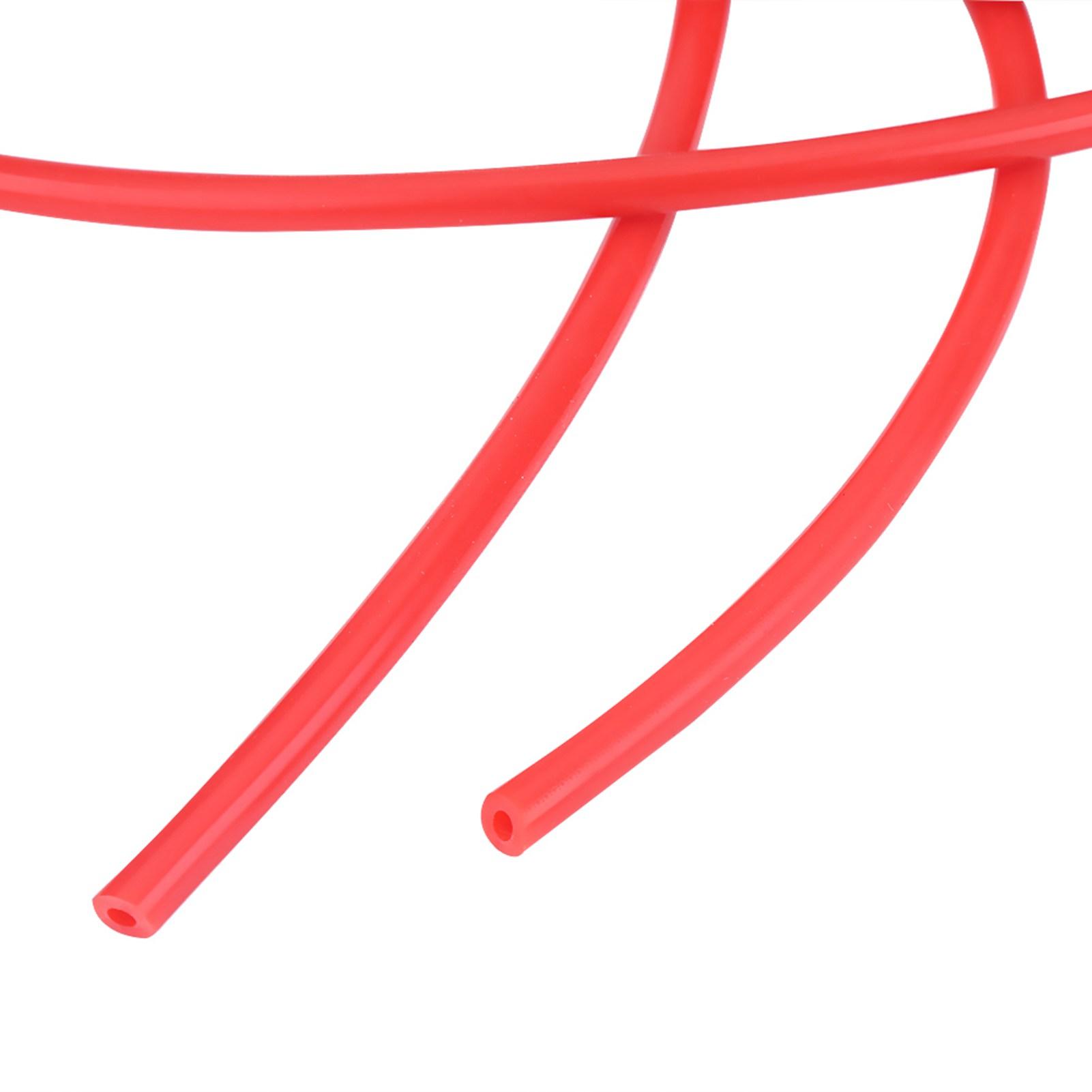 

Автомобильный 4 мм 5 метров силиконовый вакуумный шланг трубка силиконовая трубка универсальная красная красный