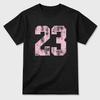 No.23 Graphic Tee. Streetwear Brand Graphic T-Shirt. 4s Iced Carmine