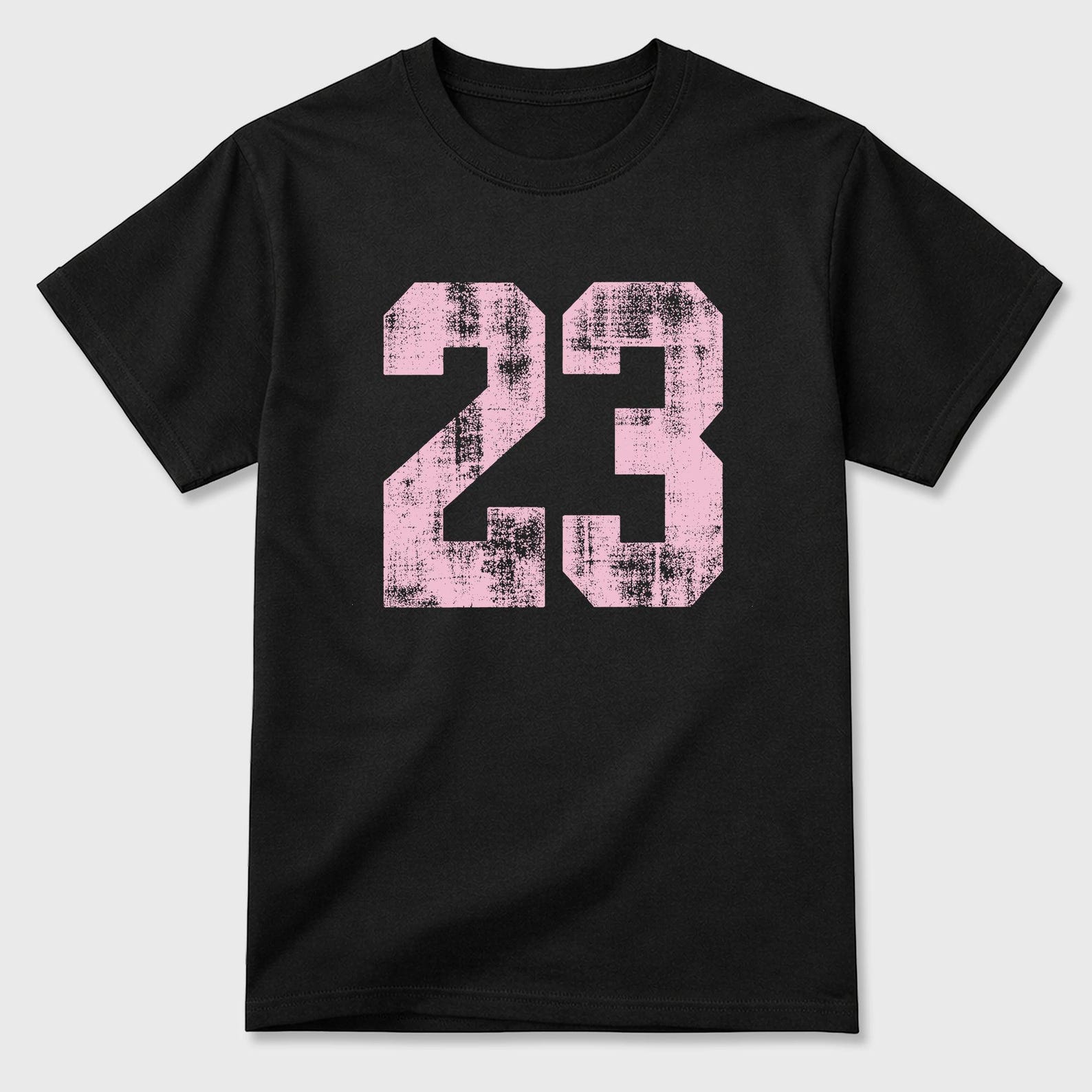 No.23 graphic tee. Streetwear Brand Graphic T-Shirt. 4s Iced Carmine M