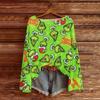 Womens  Fall Sweaters Long Sleeve Print Tops Pullover Sweaters Loose Dressy Casual Basic Clothes