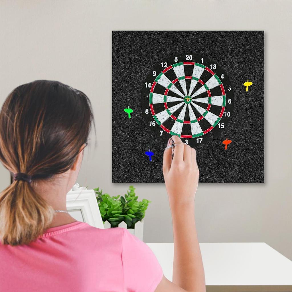 Dart Board Backing Wall Protector Large Felt Wall Tiles Dart Board Backer Large Backer Board with Professional Design for Dart