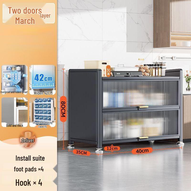

DANLE 3-Tier Movable Kitchen Storage Cart