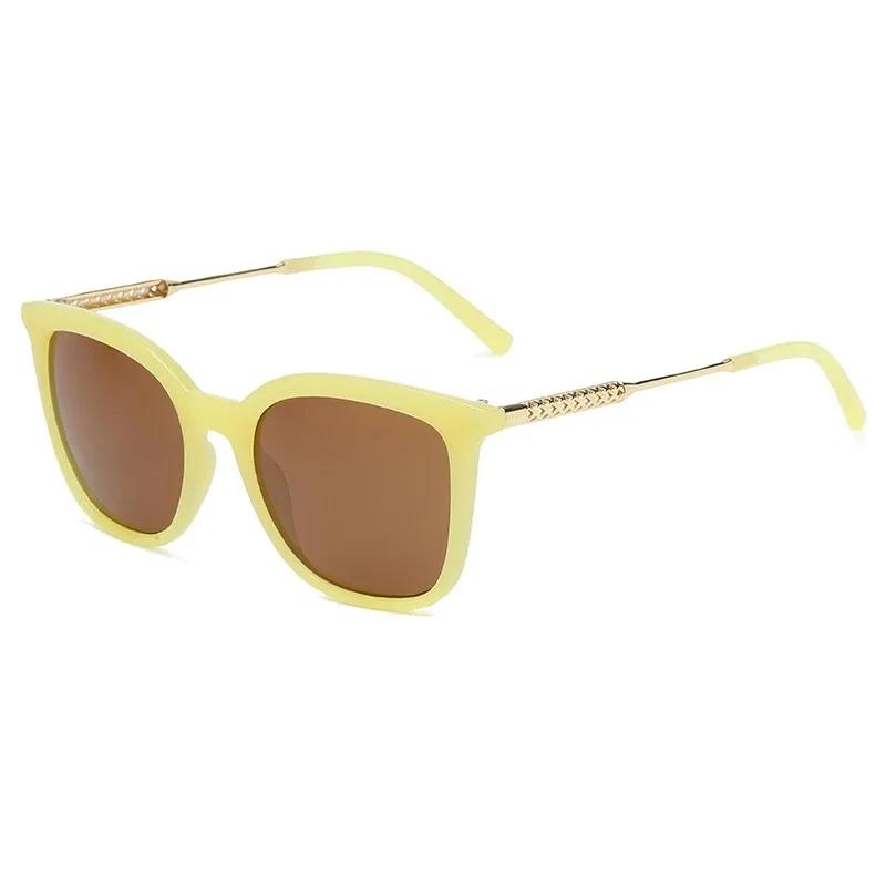 Nuovi Occhiali da Sole Metallici Vuoti Donna Lenti Grandi Occhiali da Sole Uomo Tendenza Occhiali Retro Vintage Protezione Solare UV400 Occhiali