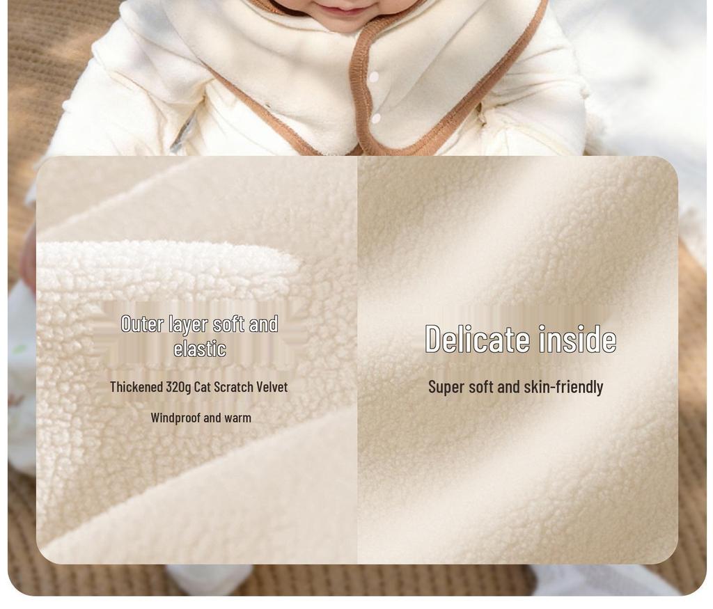 Cozy Hooded Scarf Hat for Infants & Toddlers - Cute & Warm for Autumn/Winter