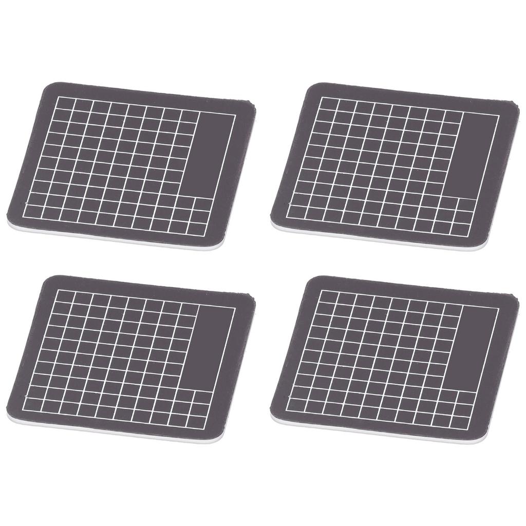 4Pcs Cutting Mat Mini Cute Model Cut Pad Paper Rubber Stamp Engraving Scale Board 6 x 6cm