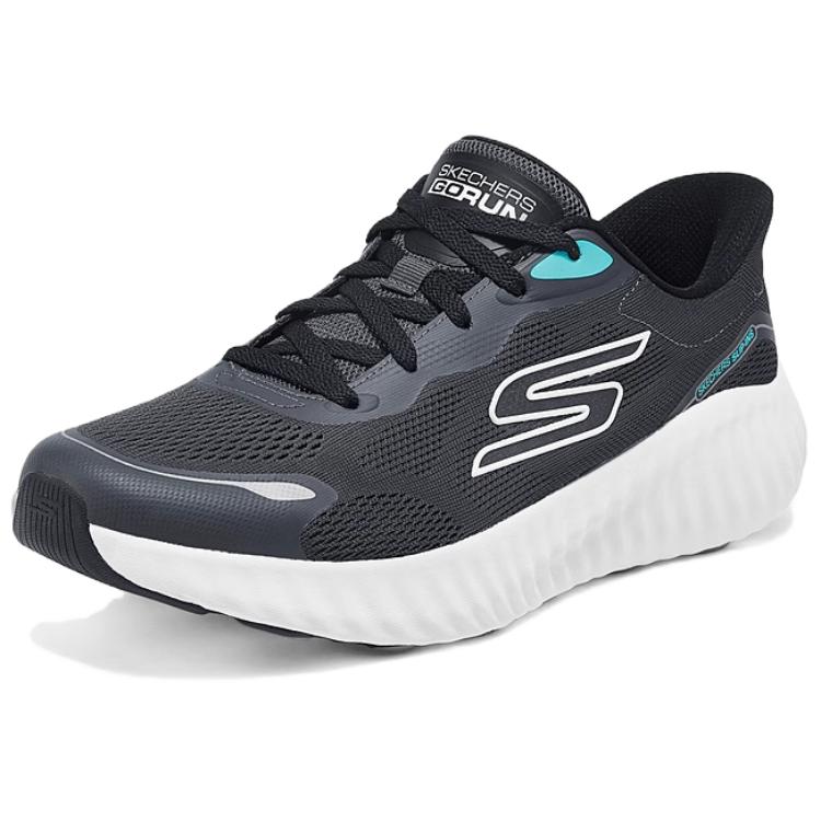 Skechers Go Run Teď Pohodlné Měkké Nízké Ležérní Běžecké Boty Pánské Teniska Černá 220392-CCBK