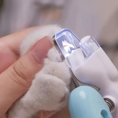Professional Pet Nail Clipper Scissors With LED Light Cat Dog Nail Clippers Tool Scissors Nail Toeclaw Scissors Pet Supplies