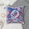 American th Anniversary Pillow Case Square DoubleSided Printing Sofa Cushion Cover Pillowcase Bedroom Bedside