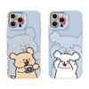 Take a Picture of the Puppy Mobile Phone Case, Suitable for Apple 16promax Cartoon Cute iPhone15pro Lens All-inclusive 13p.
