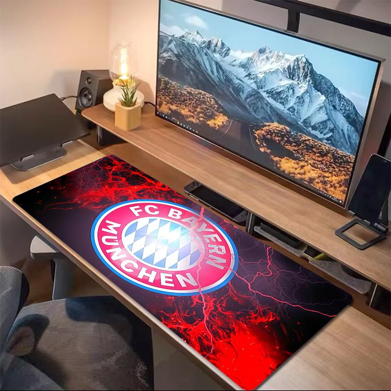 FC Bayern München2 Print Cushion Non-slip Laptop Tablet Big Mousepad XXL Mat Mini PC Playmat With Lock edge