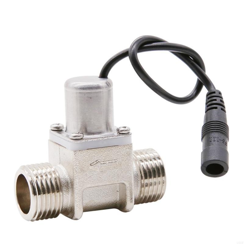 Upgraded Bistable Metal Solenoid 4.5V 1/2" Water Flow-Pulse Electromagnetic for Bathroom Kitchen