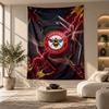 Dekoratives Wandbehang, Brentford Fußball Bedruckte Wandkunst, Leichte Wanddekoration für Schlafzimmer Hintergrund