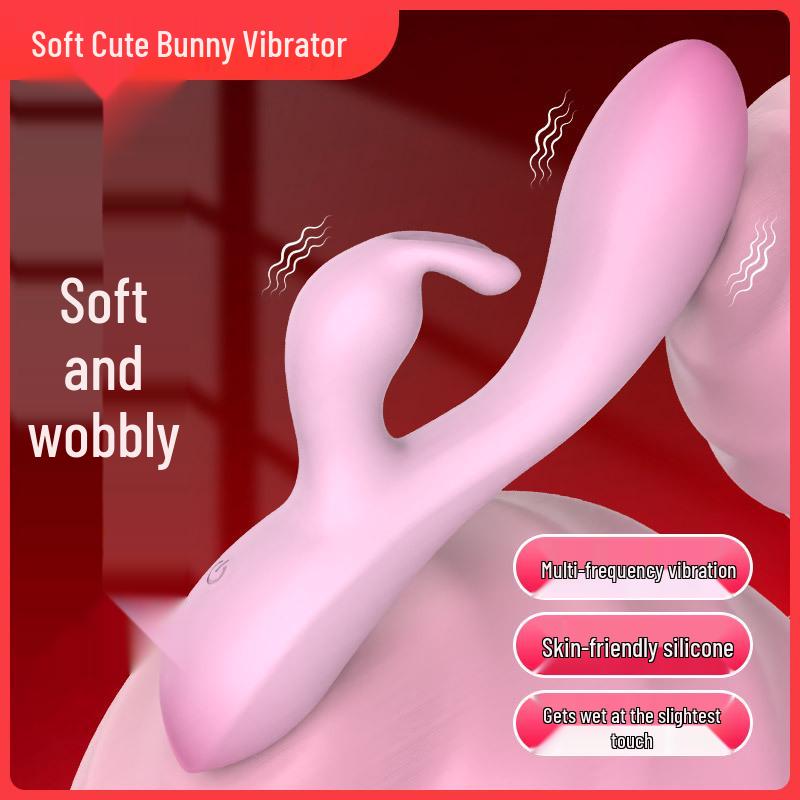 Mano Double-Layered Rubberized Dual-Head Vibrator, Massager & G-Spot Stimulator for Women