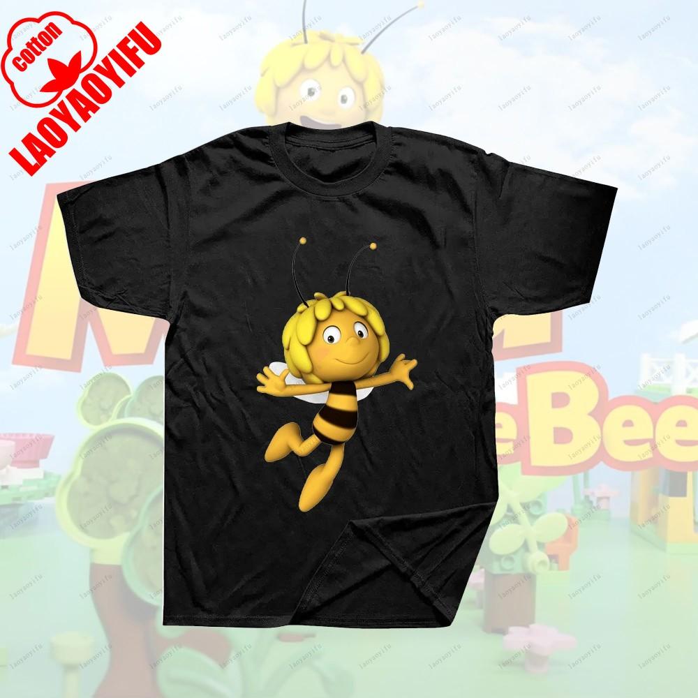 Maya The Bee Movie Cartoon Character T-shirts Cartoons T Shirt for Fitness Training Jogging Outdoor Activities