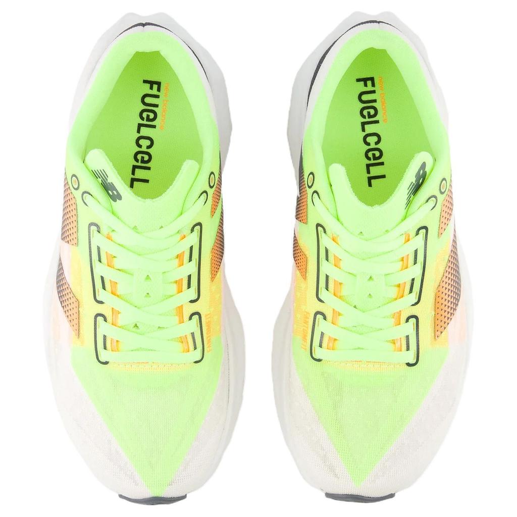 New Balance FuelCell Rebel V4 White Bleached Lime Glow W - WFCXLA4